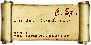 Czeichner Szerénusz névjegykártya